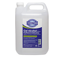 Alcohol Gel Workteen + Pantenol 5 lts