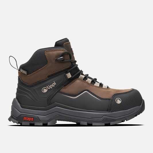 Botín de Seguridad Lippi Atmos Mid Café Oscuro