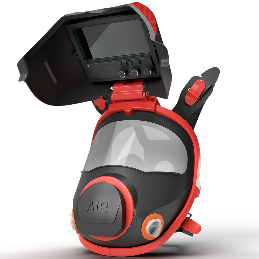 Air Weld-Accesorio Facial Rostro Completo P/Soldar P/Respirador Air Ffs990