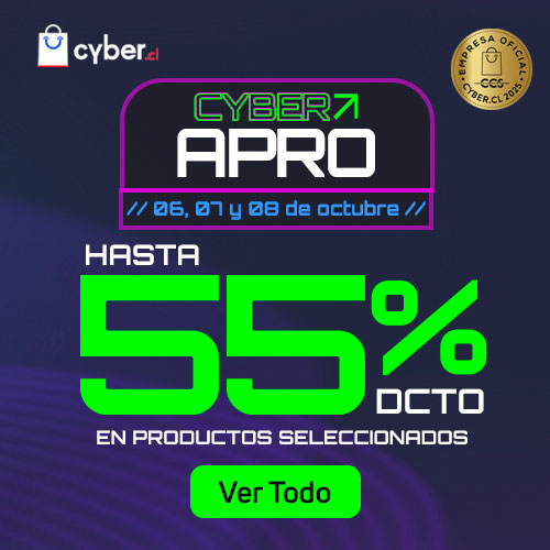Cyber Apro hasta 55% de descuento