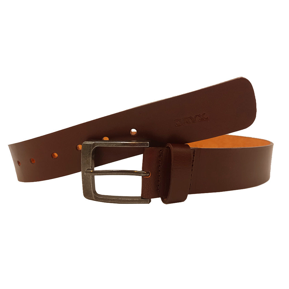 Cinturon Oryx Cuero Natural Kobuk Cafe