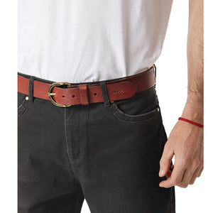 Cinturon Oryx Cuero Natural Kobuk Cafe