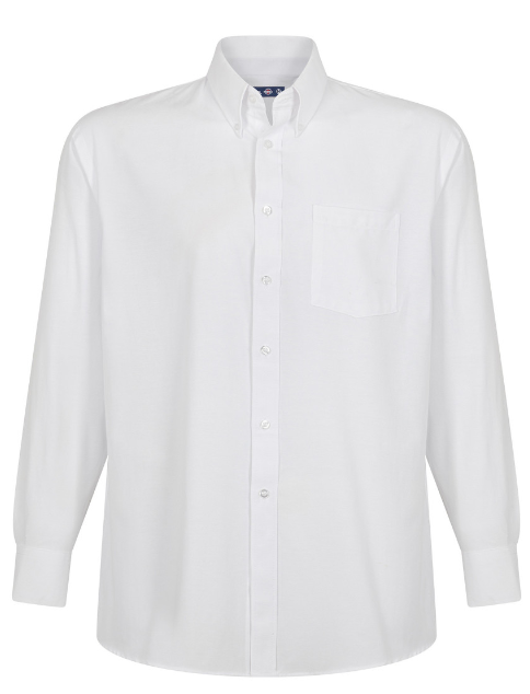 Camisa Texora Oxford Classic Manga Larga Blanca