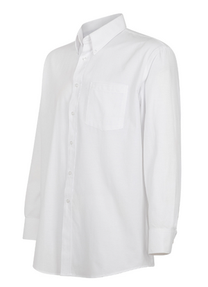 Camisa Texora Oxford Classic Manga Larga Blanca