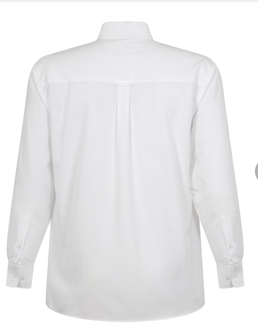 Camisa Texora Oxford Classic Manga Larga Blanca