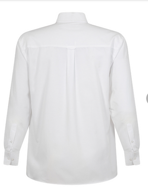 Camisa Texora Oxford Classic Manga Larga Blanca