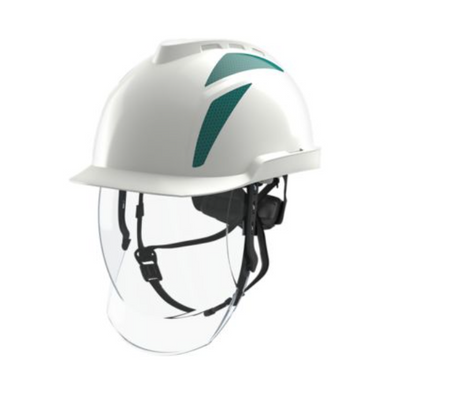 Casco de Seguridad MSA V-Gard 950 No Ventilado Visor Verde