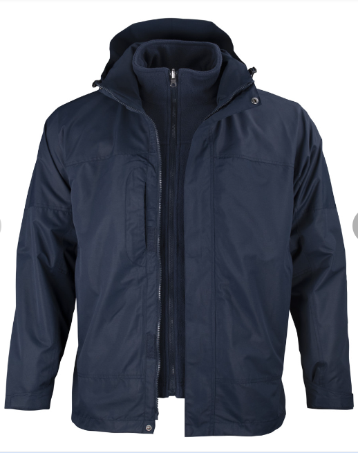 Chaqueta Texora 3 En 1 Basica 100% Poliester Azul