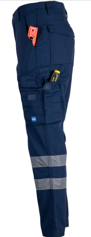 Pantalon Texora Alerce Cargo Azul Con Cinta