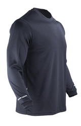 Polera Texora Dryfresh Hombre Manga Larga Azul Marino