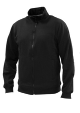 Poleron Texora Full Zip Manga Larga Negro