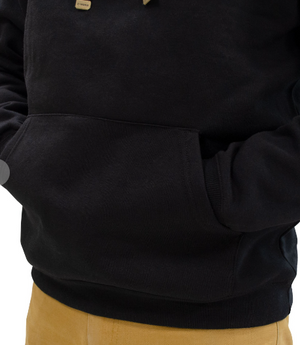 Poleron Texora Hoodie Canguro Negro