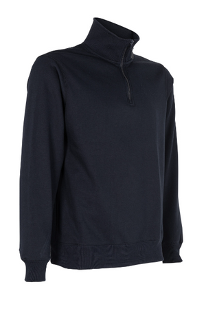 Poleron Texora Medio Cierre Azul Marino