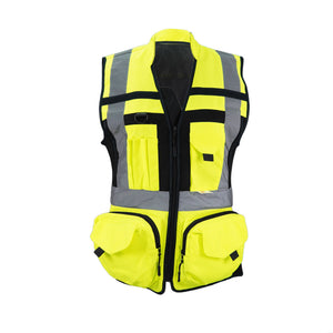 Chaleco Geólogo Minero Under Cover Amarillo Mujer