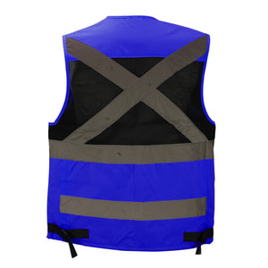 Chaleco Geólogo Minero Under Cover Azul