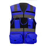 Chaleco Geólogo Minero Under Cover Azul