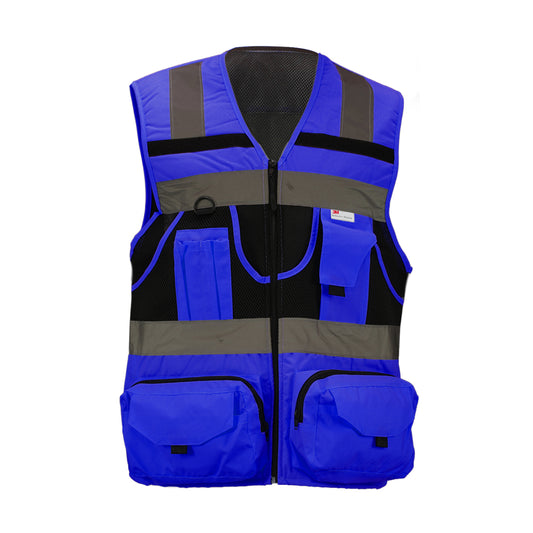 Chaleco Geólogo Minero Under Cover Azul