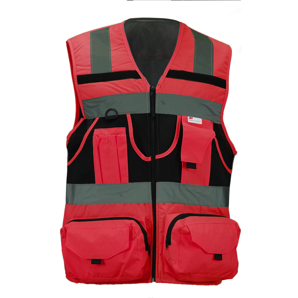 Chaleco Geólogo Minero Under Cover Rojo