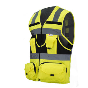 Chaleco Geólogo Minero Under Cover Amarillo