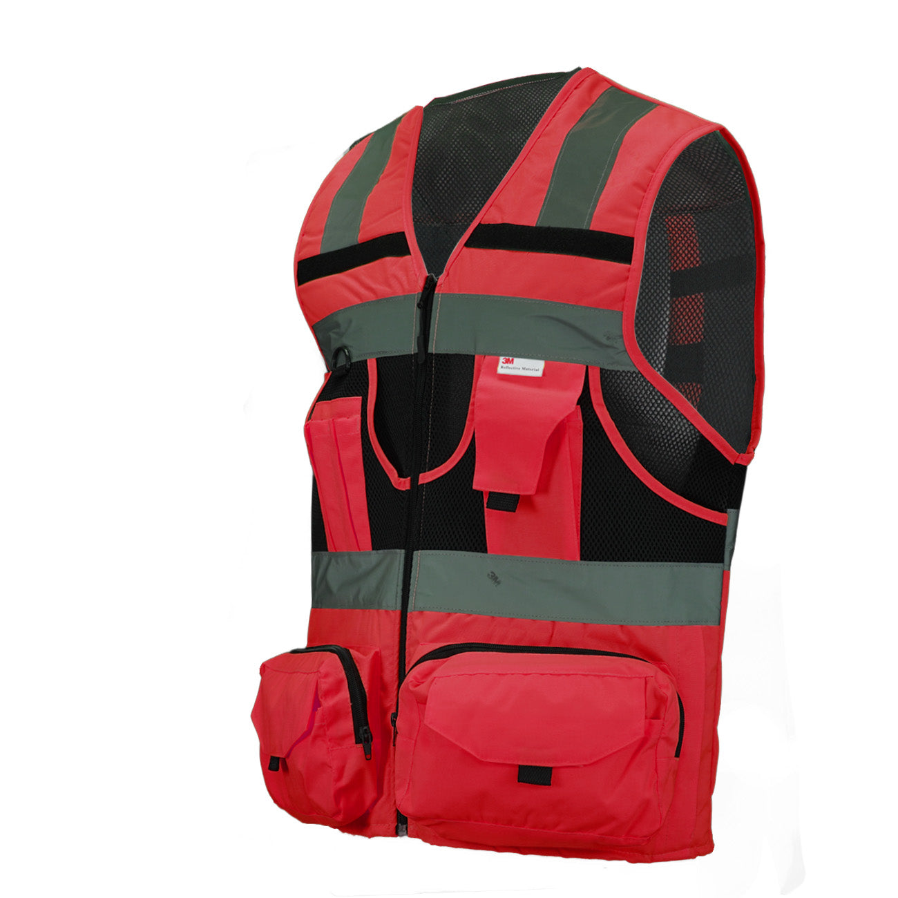 Chaleco Geólogo Minero Under Cover Rojo