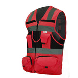 Chaleco Geólogo Minero Under Cover Rojo