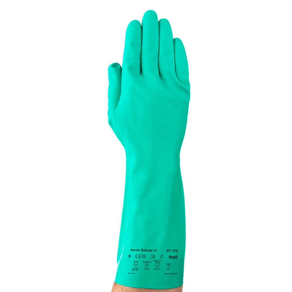 GUANTE DE SEGURIDAD ANSELL NITRILO SOLVEX 37-175
