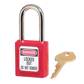 Candado Master Lock 410 Rojo