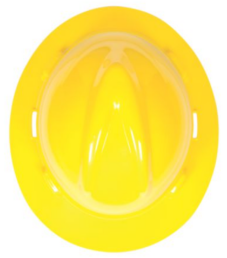 Casco de seguridad MSA V-Gard Ala Amarillo