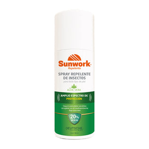 Repelente de Insectos en Spray Sunwork 150 ml