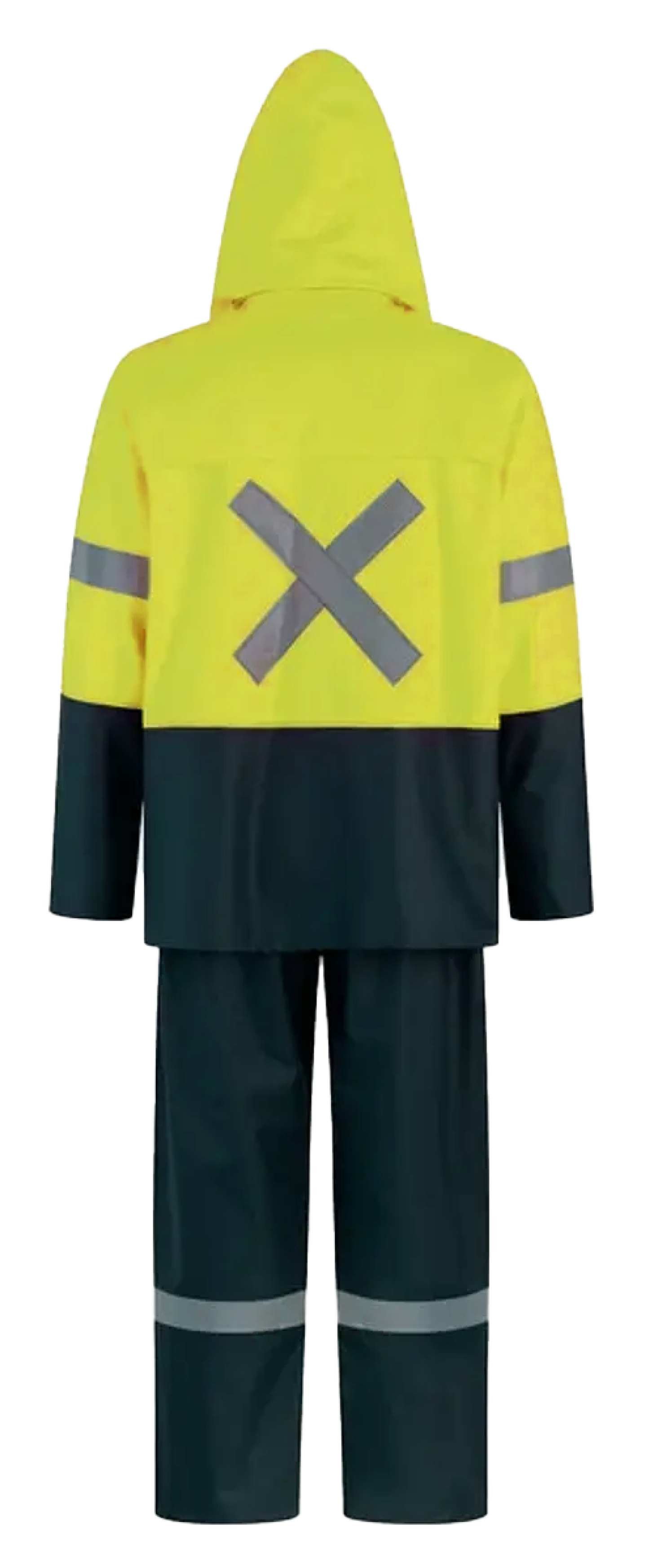 Traje Antiácido Tiger Eyes Pu C/Cinta Rfl Varón Amarillo-Azul