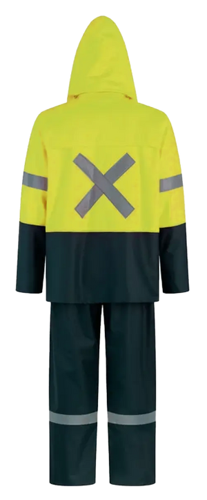 Traje Antiácido Tiger Eyes Pu C/Cinta Rfl Varón Amarillo-Azul