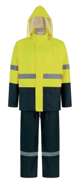 Traje Antiácido Tiger Eyes Pu C/Cinta Rfl Varón Amarillo-Azul