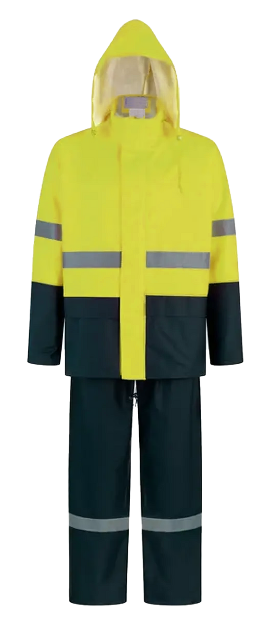 Traje Antiácido Tiger Eyes Pu C/Cinta Rfl Varón Amarillo-Azul