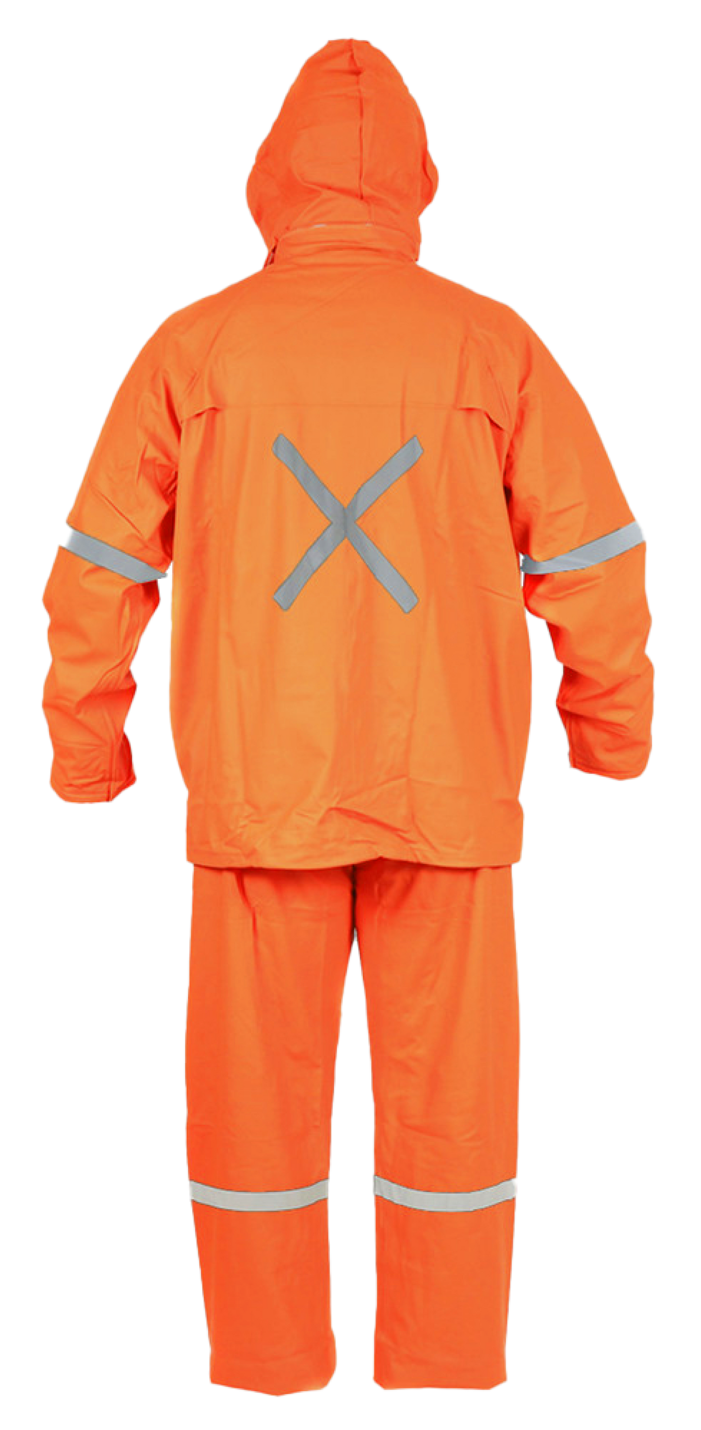 Traje Antiácido Tiger Eyes Pu C/Cinta Rfl Varón Naranjo