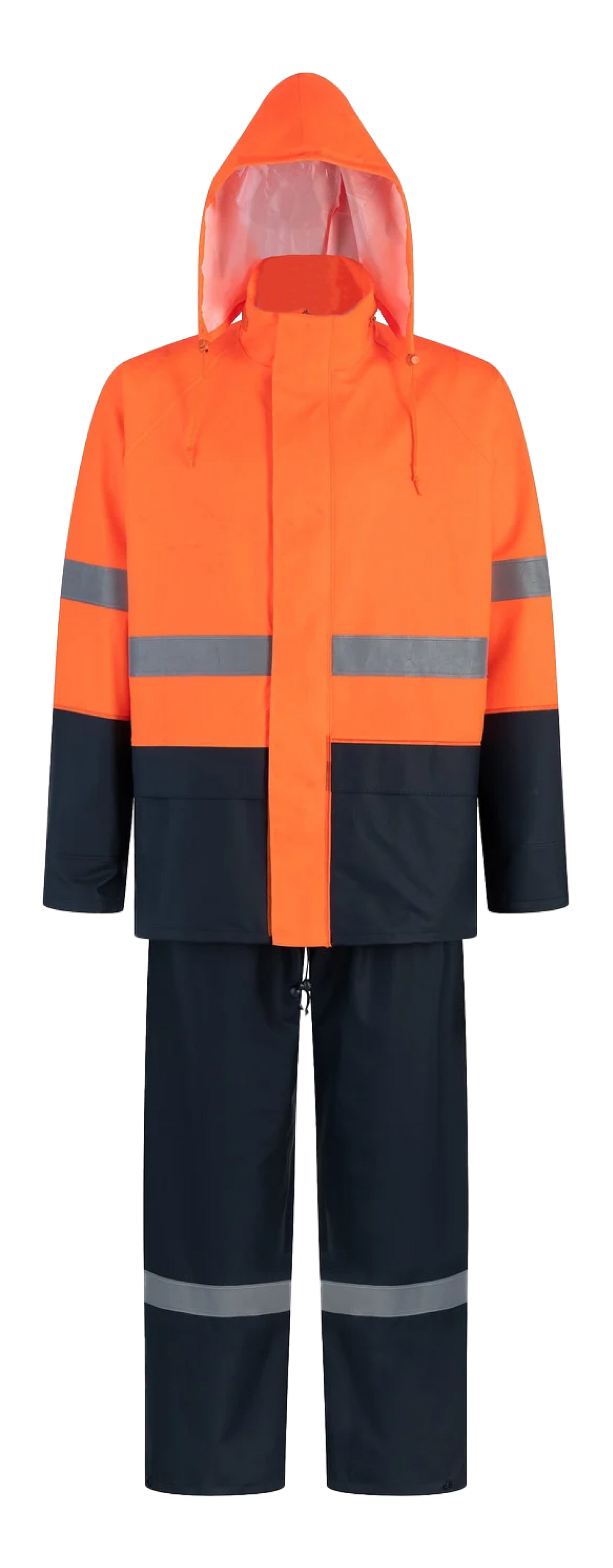 Traje Antiácido Tiger Eyes Pu C/Cinta Rfl Varón Naranjo-Azul