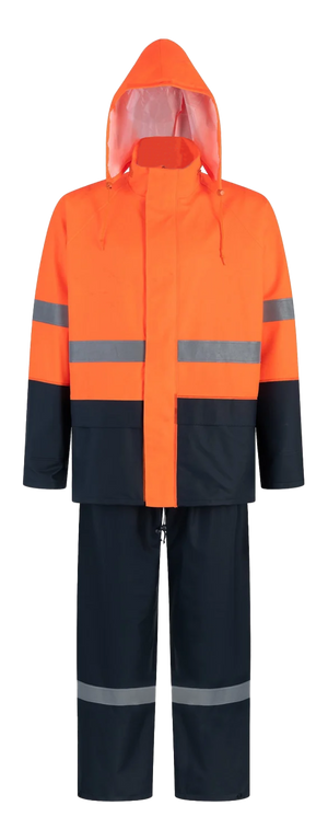 Traje Antiácido Tiger Eyes Pu C/Cinta Rfl Varón Naranjo-Azul