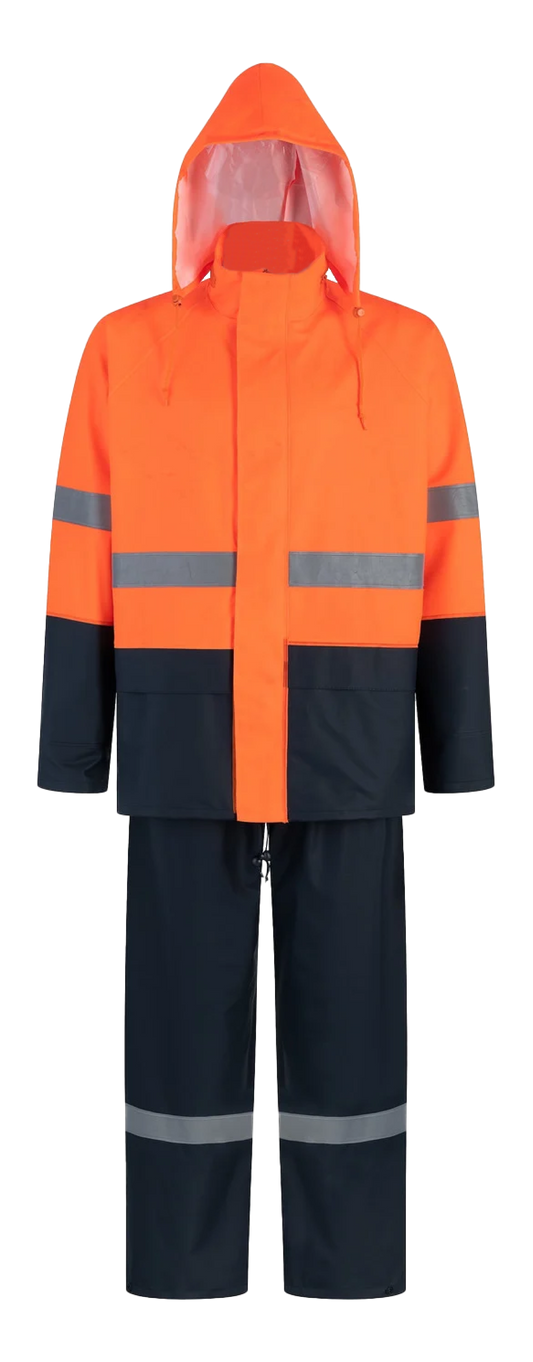 Traje Antiácido Tiger Eyes Pu C/Cinta Rfl Varón Naranjo-Azul