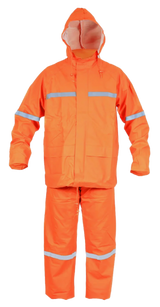 Traje Antiácido Tiger Eyes Pu C/Cinta Rfl Varón Naranjo