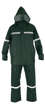 Traje Antiácido Tiger Eyes Pu C/Cinta Rfl Varón Verde