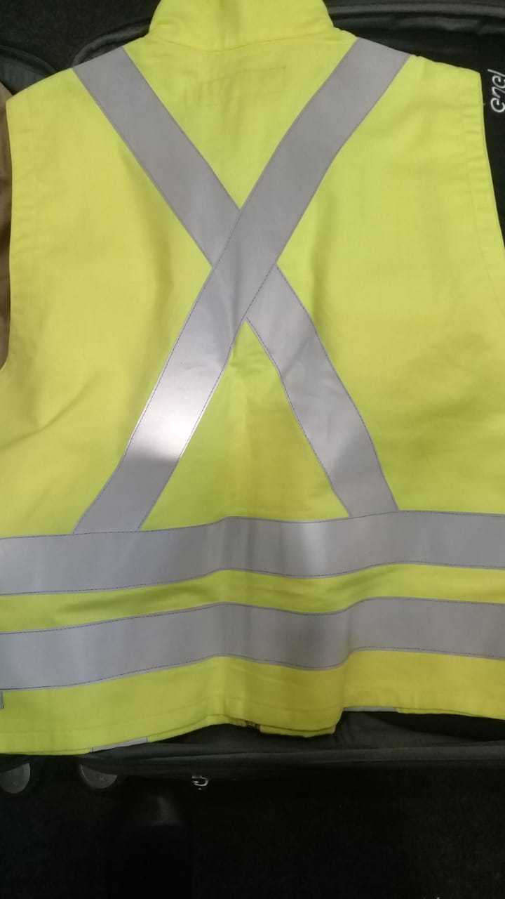 Chaleco Geo de seguridad Marshall Moffat Ignifugo Cuello Mau