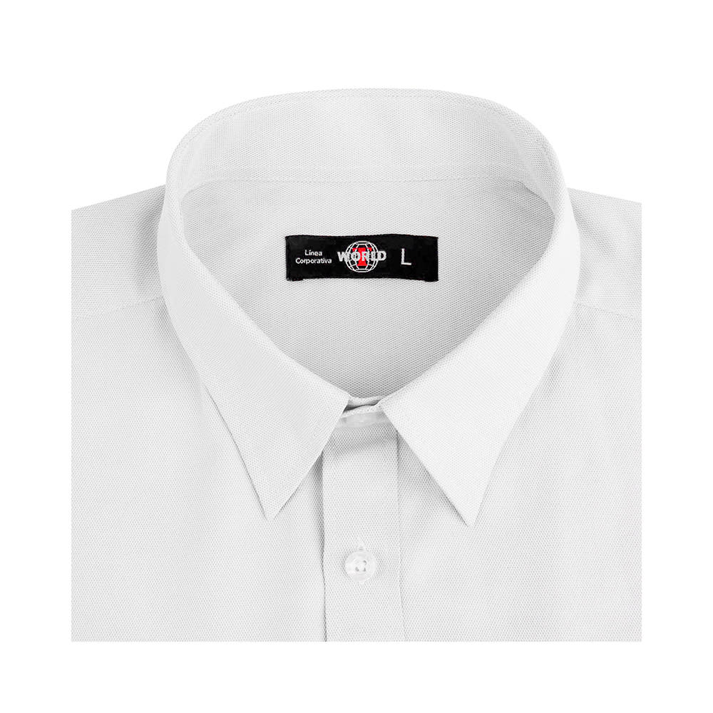 Camisa Texora Oxford Ligth Manga Larga Blanca
