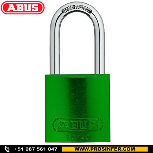 Candado  Aluminio 72/40 Hb40 Verde