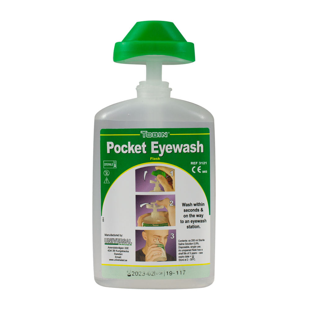 Botella Tobin Lavaojos - 200 Ml