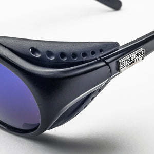 Lente de Seguridad Steelpro Mountain Espejado Azul