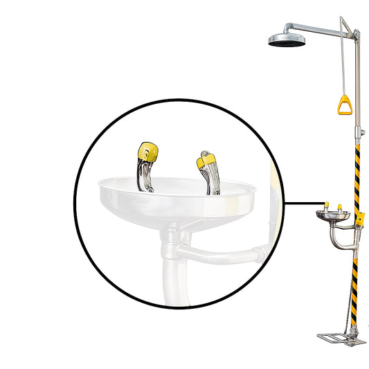 Rociadores Steelpro Lavaojos Bd-550A