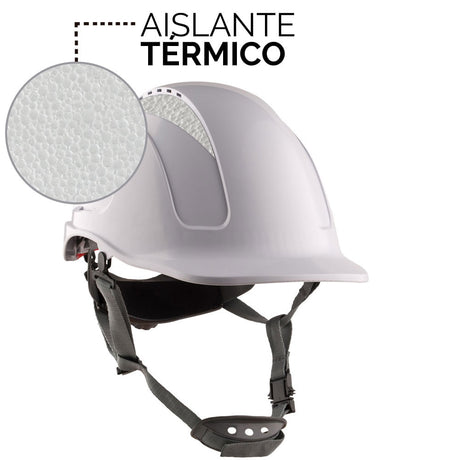 Casco de seguridad Steelpro Mta Abs Ventilado Full Blanco