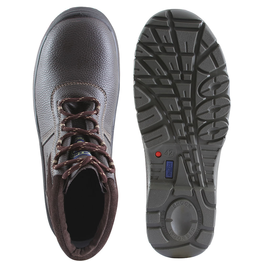 Botin de seguridad Nazca Roble Cafe
