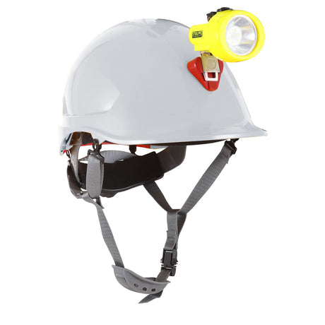 Casco de Seguridad Steelpro Abs Mta Portalampara Blanco