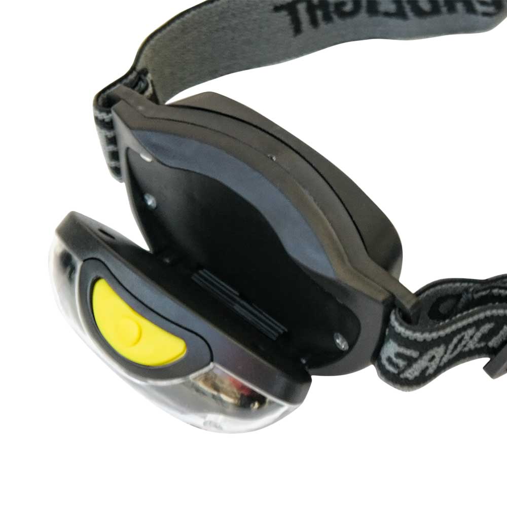 Linterna Steelpro 6 Led Elastica Ajustable Para Casco Kl-400