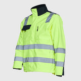 Chaqueta Jayson Softshell Alta Visibilidad Azul/Amarillo Fluor